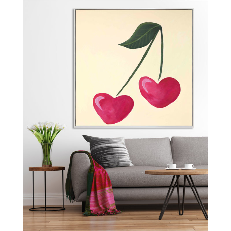Fruit Salad 6 Print, White Framed, 30" H x 30" W