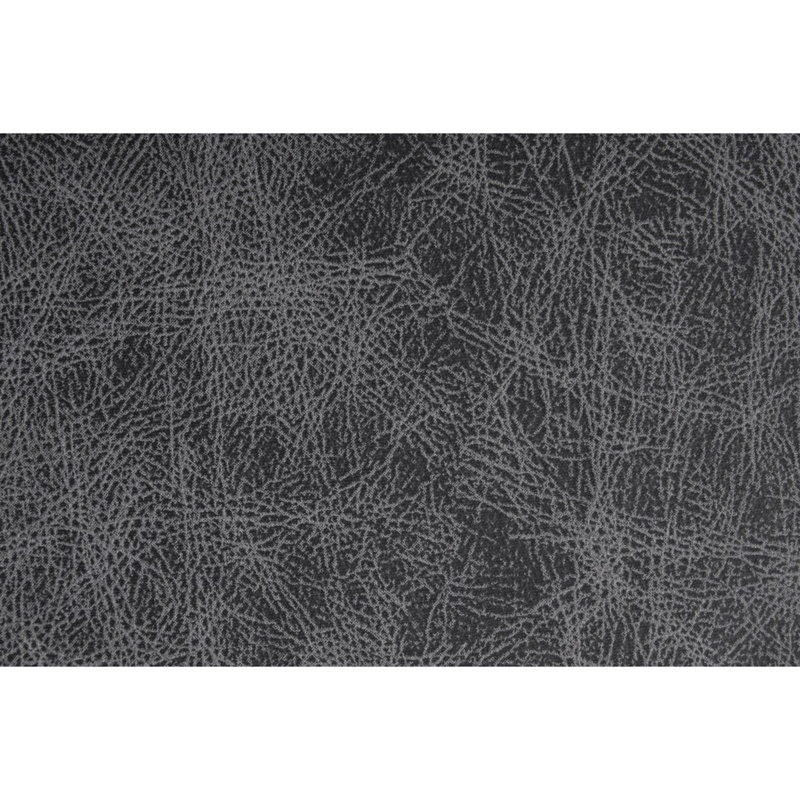 Canapé en microfibre gris foncé Power Motion avec table rabattable