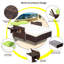 Sequim Straight Patio Daybed with Cushions-16499300