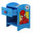 Spider-Man Bedside Table: Sturdy Engineered Wood Construction featuring a 2-tier Design for Ample Storage, Small Side Table with Drawer and Storage Shelf for Kid's Bedroom