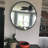 Black 30 Inch Round Bathroom Mirror, Metal Frame Vanity Mirror for Over Sink, Modern Wall Mirror for Entryway and Living Room-1640202671-1673250509
