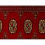 Hand Knotted Wool Area Rug in Red