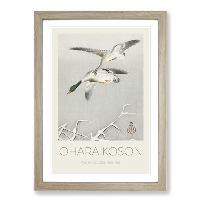 Wild Ducks in Flight Print by Ohara Koson - Picture Frame Art Prints