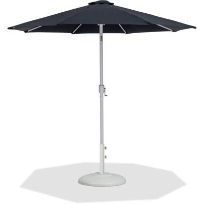 Chavelle Fabric / Aluminum Patio Umbrella With Base Sets