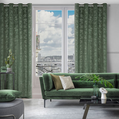 Abinash Blackout Curtains Single Panel