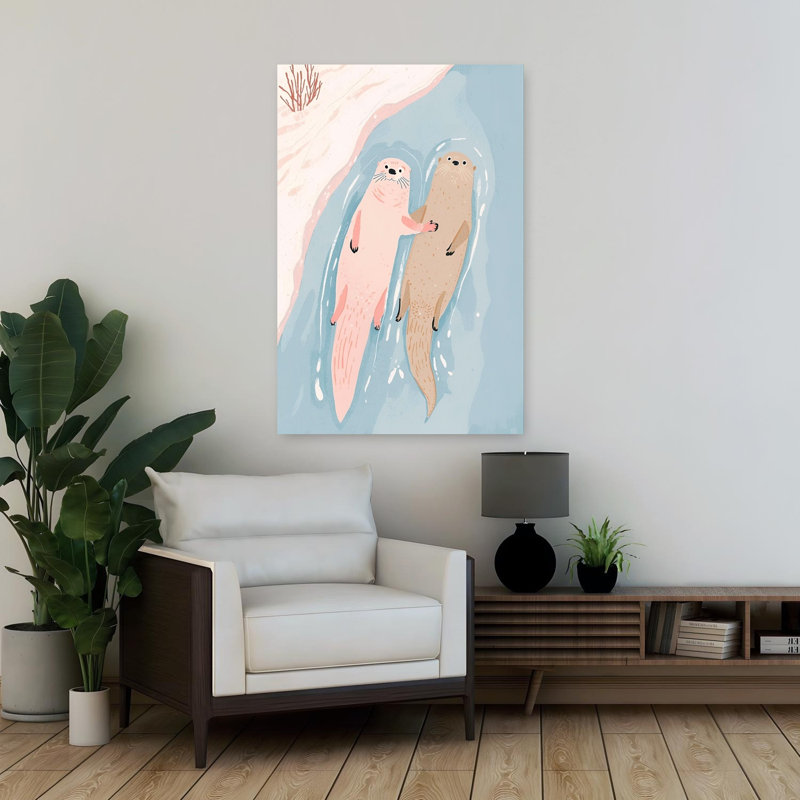 Art contemporain Art contemporain hivernal, H 36 po x l 24 po