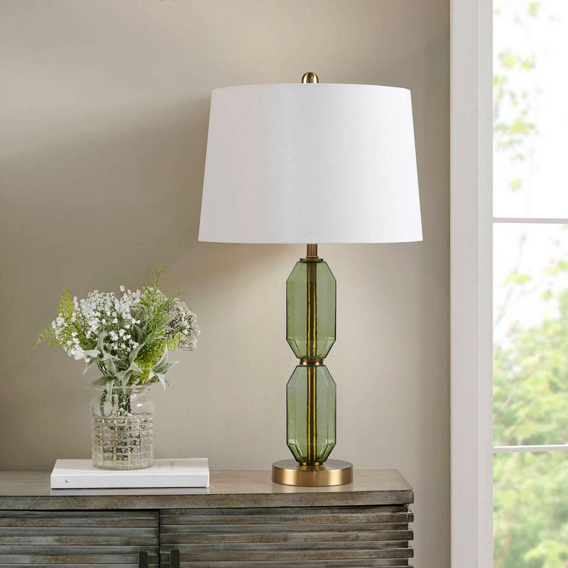 Green Glass Table Lamp Green See Below