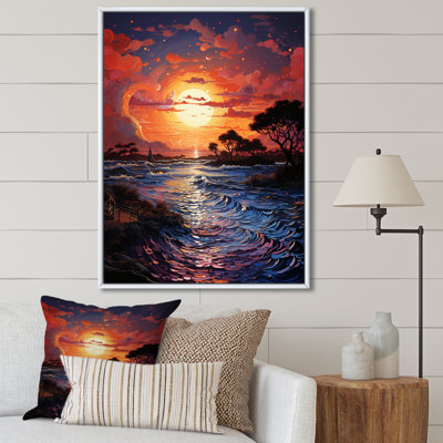 Maegann Sunset Sunset Reverie Pointillism II