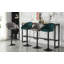 Aberham Swivel Upholstered Adjustable Height Counter Stool with Metal Frame-806118591