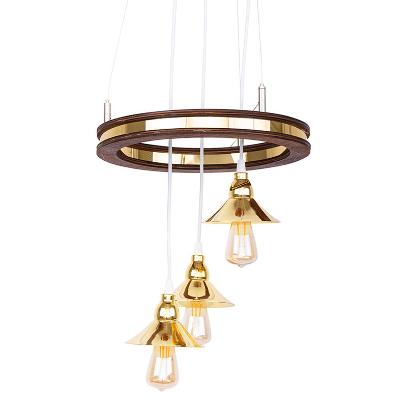 Luminaire suspendu en forme de cloche à 3 lumières Sofia