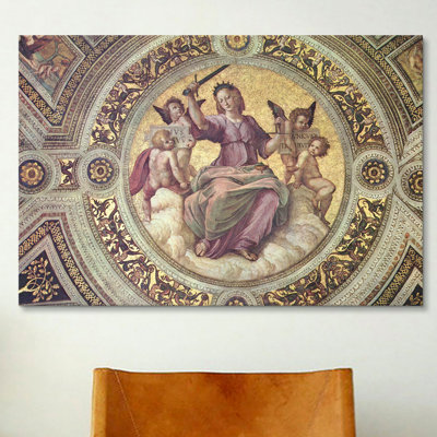 'Stanza Della Segnatura' by Raphael Graphic Art on Wrapped Canvas