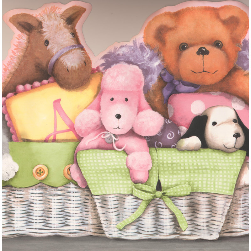Très grande bordure murale en peluche