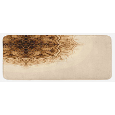 Jacklyn Folk Oriental Mandala Illustration Kitchen Mat