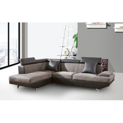 Daphane Upholstered L-Shaped Sectional