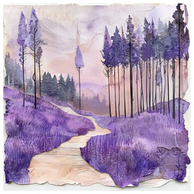 Toile tendue Lavender Forest