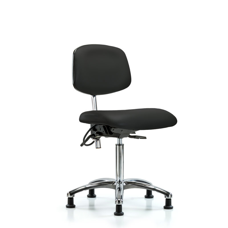 Chaise antistatique, Noir, Patins, Inclus