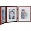 Triple cadre photo articulé avec passe-partout biseauté-33309793
