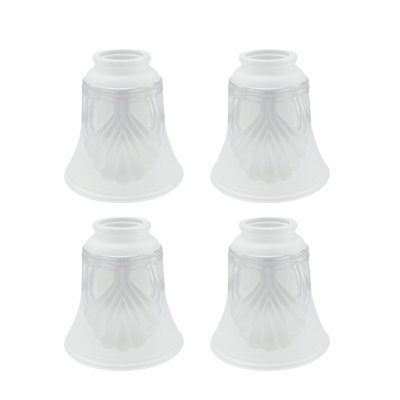 Analynn 4.88'' H Glass Bell Ceiling Fan Fitter Shade