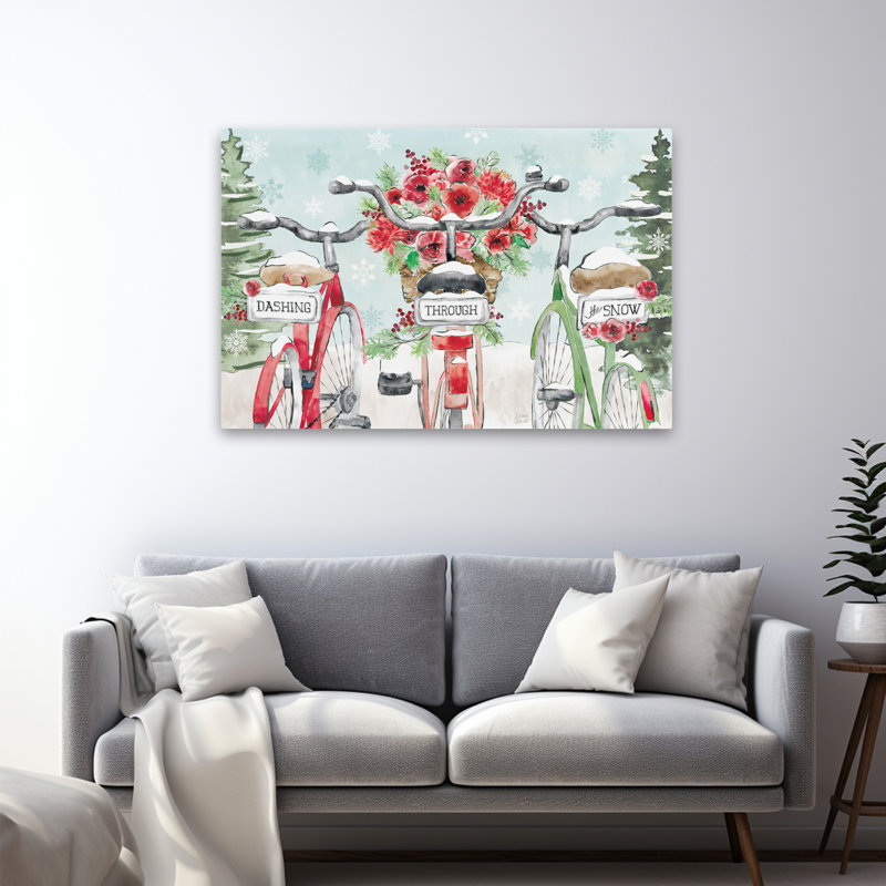 «Holiday Ride IV - Christmas Berries», H 32 po x l 48 po
