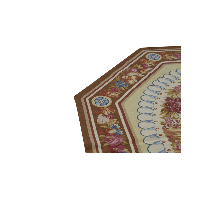 Aubusson Renaissance Wool Moroccan Area Rug