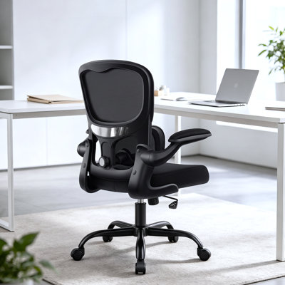 Baram Home Office Ergonomic Mesh Task Chair with Headrest and Footrest