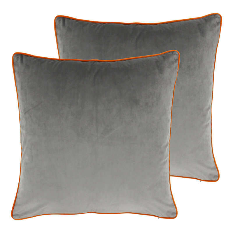 Square Cushion, Moss/Charcoal, Polyester