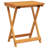 Arletta 50cm Solid Wood Rectangular Portable Folding Table