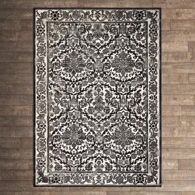 Alessia Oriental Ivory/Gray Area Rug