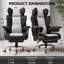 Inbox Zero Adjustable Reclining Ergonomic Faux Leather Swiveling PC & Racing Game Chair-479206727