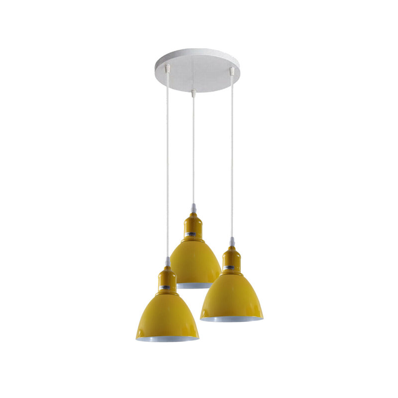 Appleby 3 - Light Cluster Pendant, No, Yellow