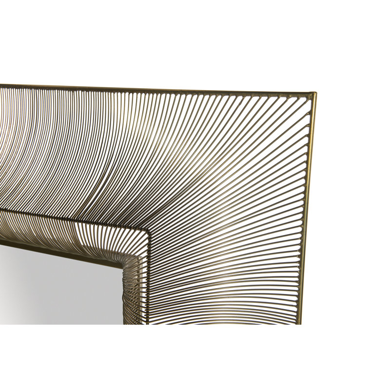 Stratton Square Metal Wall Mirror