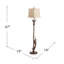 Lampe sur pied 68 po Mccalla