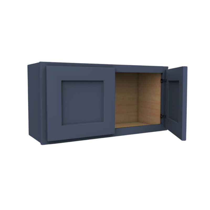 Armoire murale standard 36 po, 12", Bleu