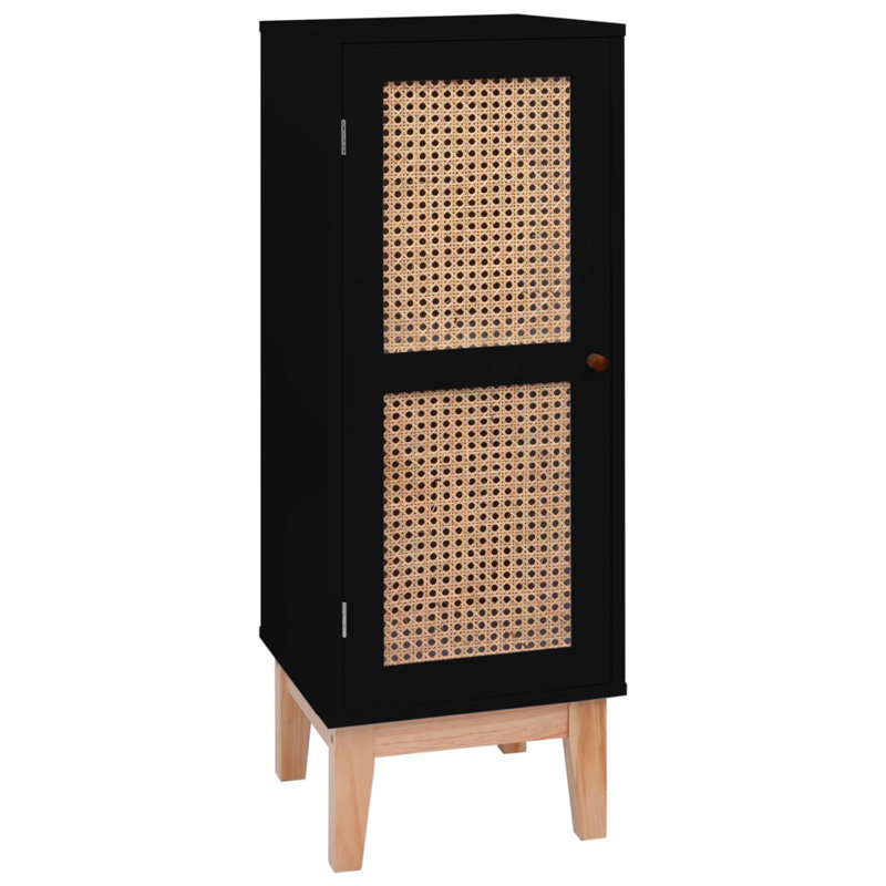 Urlingford 35cm Sideboard, Black/Light Brown