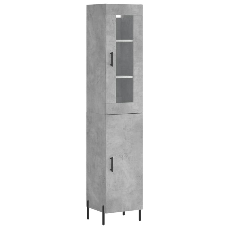 Neaha 34.5cm Sideboard, Concrete Grey