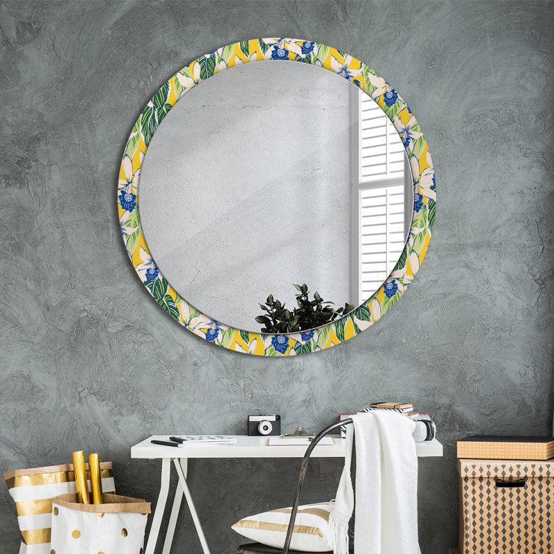 Huldar Glass Flat Wall Mirror
