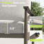 Méridienne d'extérieur en aluminium Mariène-101181415-101181416