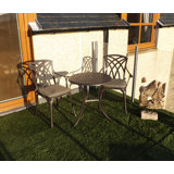 Ryne 2 Seater Bistro Set with Cushions
