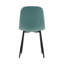 50cm H Velvet Upholstered Metal Side Chair-2019645662