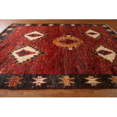 One-of-a-Kind 9'3'' X 12' New Age Wool Area Rug in