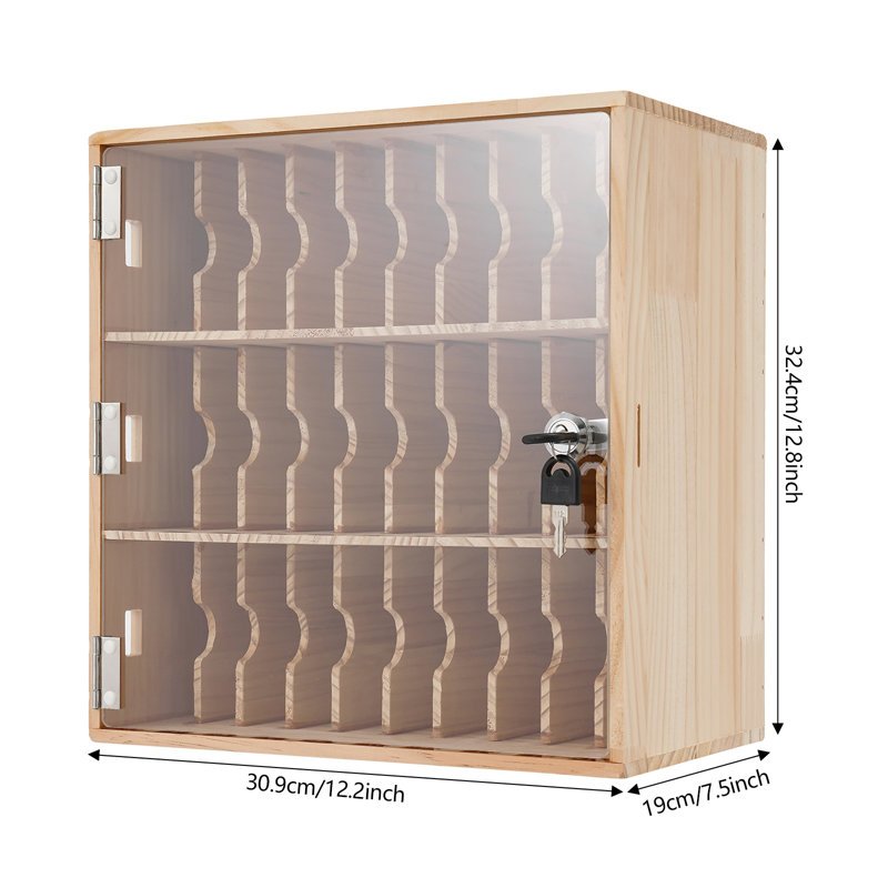 Cell Phones Storage Cabinet With Door Lock And Keys