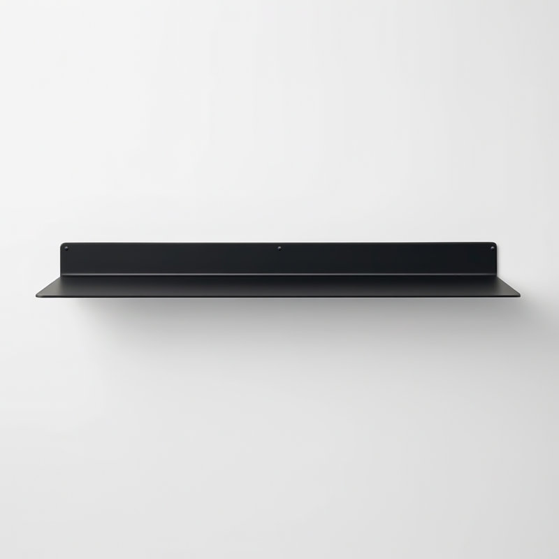 Metal Floating Shelf, 2" H x 54" W x 10" D