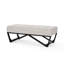 Élégant tissu d'ameublement contemporain de 47,82 po x P 16,9 po H