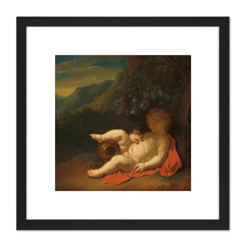 Infant Bacchus by Pieter Van Der Werff - Single Picture Frame Painting