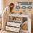 Wooden Nursery Changing Table with Cabinet Drawers Storage for Newborn and Toddler Bedroom