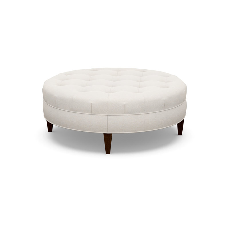 Round Ottoman, Walnut, 7245-70