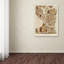 « seattle washington street map », impression sur toile tendue-15721175