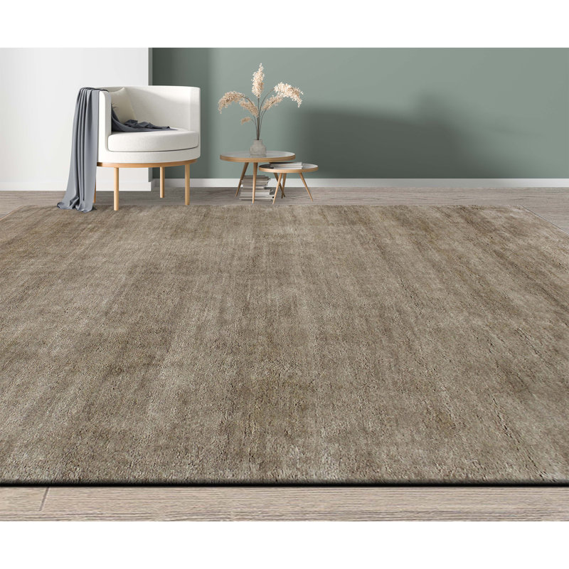 Tapis grillé de haute qualité noué à la main, Rectangle de 5 pi x 8 pi