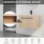 Ensemble de meuble-lavabo simple 29,53 avec comptoir Zariza
