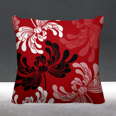 Marilyn Floral Indoor/Outdoor Throw Pillow